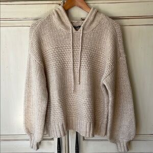 American Eagle Cream Sweater Hoodie
